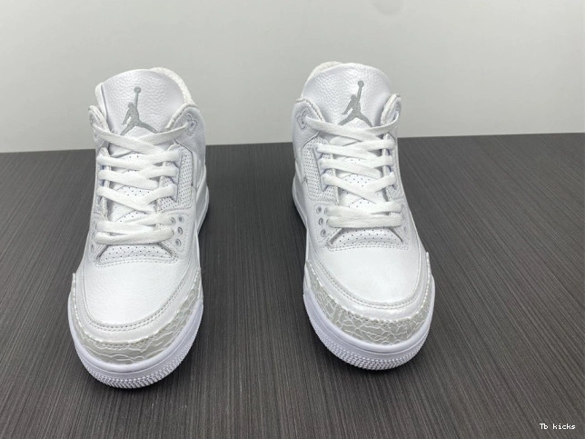 Reps TBK PS Retro 3 Jordan Air 'Triple 429487-111 White' 0805